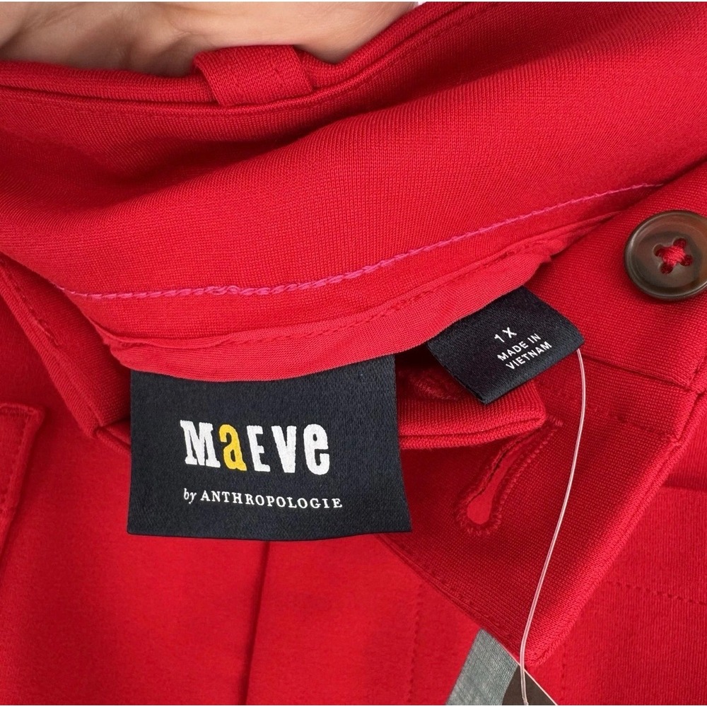 Maeve Red Pencil Skirt - Picture 9 of 15